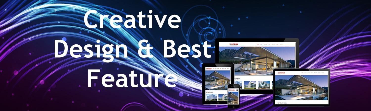 Creative Website Design & Best Feature